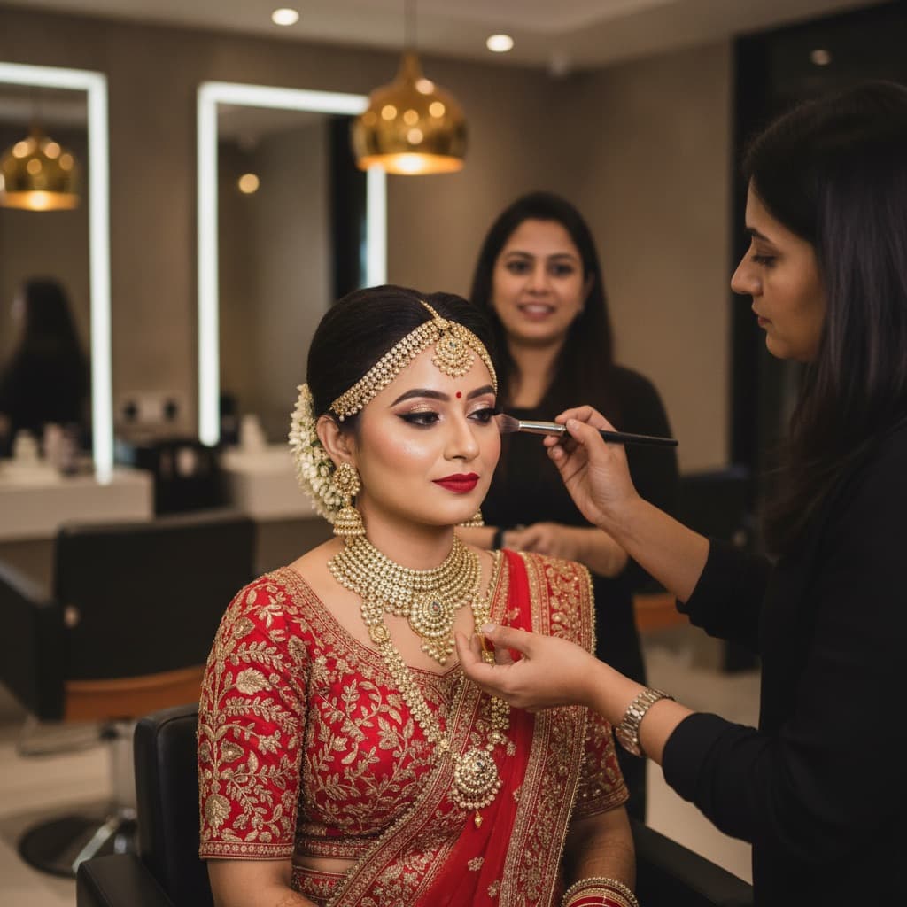 Glam Bridal Makeup